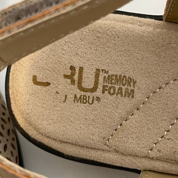 JBU By Jambu Slingback Sandals Toledo Morocco Tan Vegan Leather Women's Size 6M - Picture 12 of 13